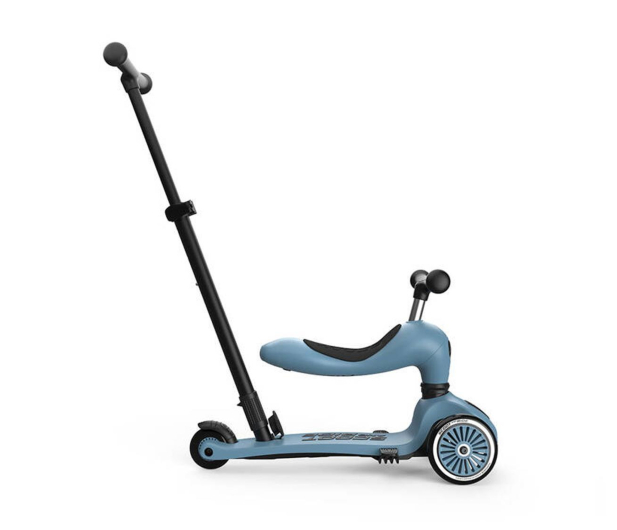 Scoot & Ride Highwaykick 1 Push and Go 2w1 Jeździk i hulajnoga Steel - 1325352 - zdjęcie 7